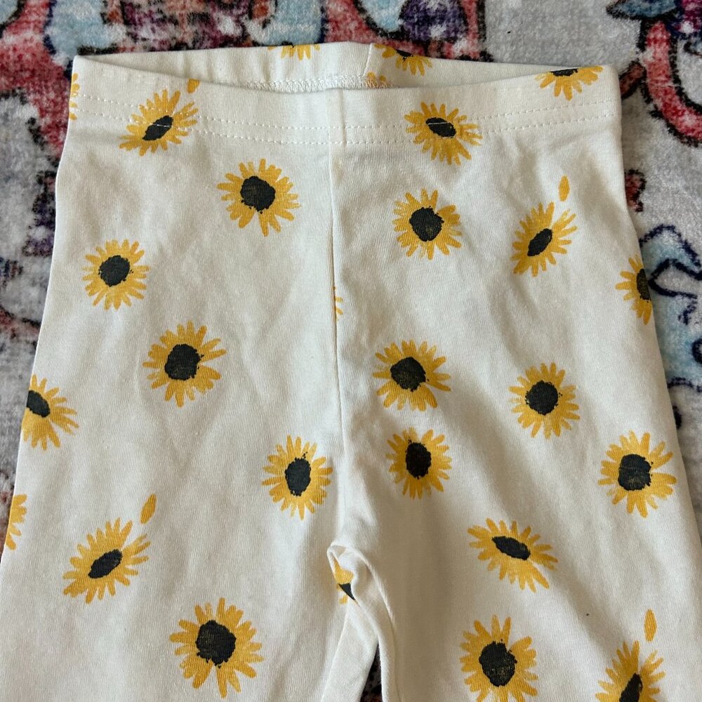 Toddler Sunflower Design Bottoms - 18-24 Months